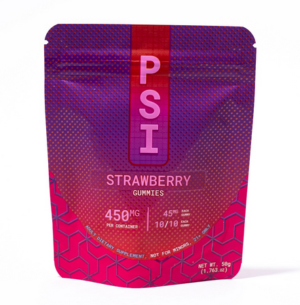 PSI Mushroom Extract Gummies Strawberry - Mr. Mushies