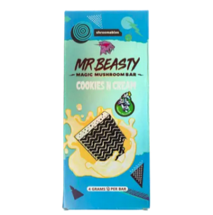 Mr. Beasty Cookies & Cream 4G Mushroom Chocolate Bars - Mr Mushies